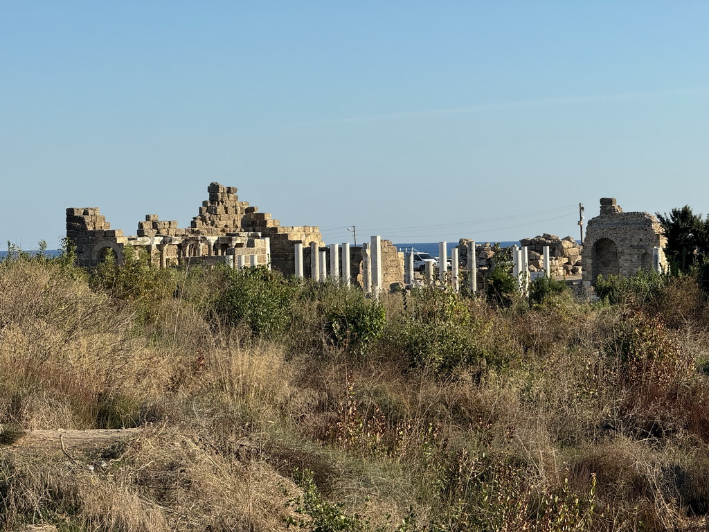 The State Agora, viewed from a hill at the Houses with Consoles