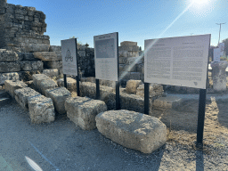 Floorplan of the City Gate, map of the Ancient City of Side and information on the history of Side at the Side Caddesi street