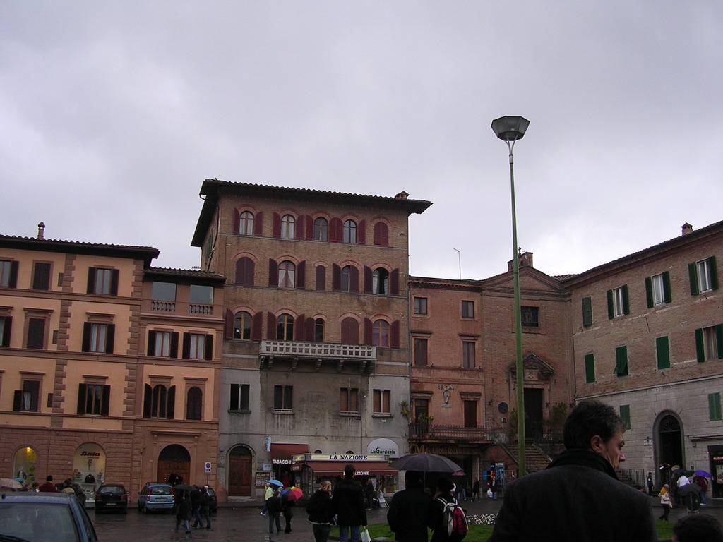 The south side of the Piazza Giacomo Matteotti square