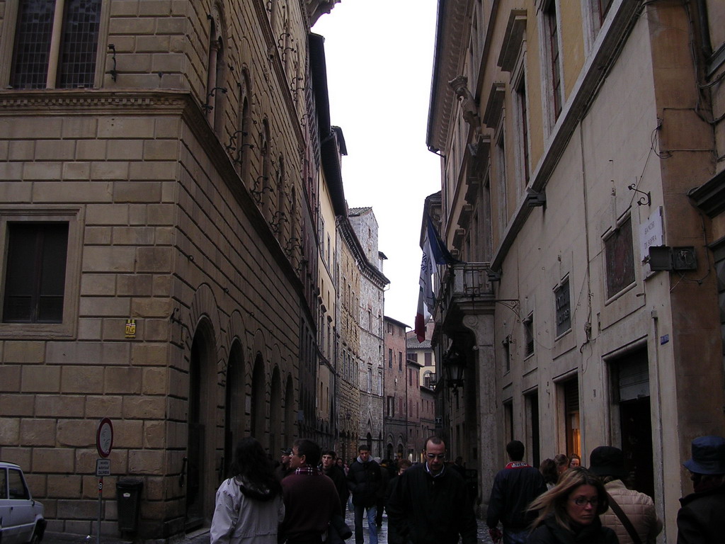 The Via Banchi di Sopra street
