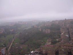 The south side of the city, viewed from the top of the Tower of Mangia