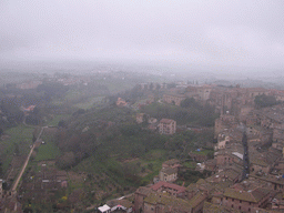 The south side of the city, viewed from the top of the Tower of Mangia