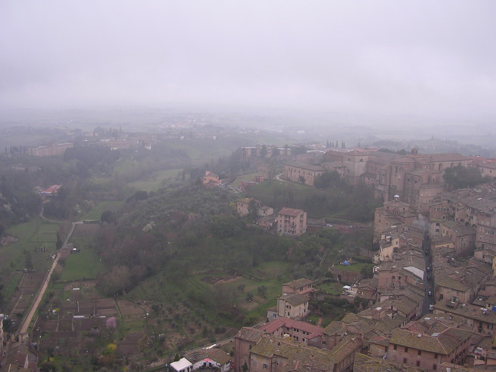 The south side of the city, viewed from the top of the Tower of Mangia