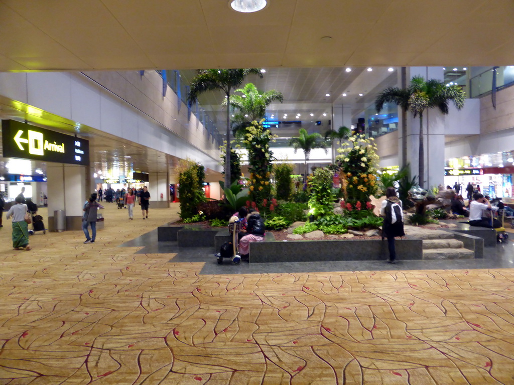 Orchid Garden at Terminal 2 of Singapore Changi Airport