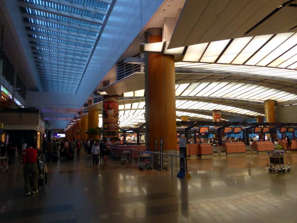 Departure Check-in Hall at Terminal 2 of Singapore Changi Airport