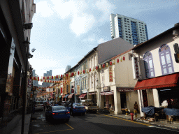 Temple Street, viewed from the crossing with New Bridge Road