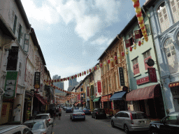 Shops and decorations at Temple Street