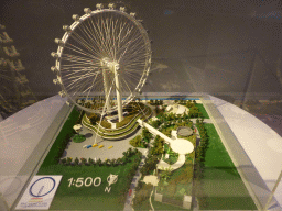Scale model at the Journey of Dreams exhibition at the lower floor of the Singapore Flyer ferris wheel