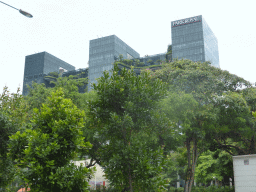 The ParkRoyal on Pickering building, viewed from New Bridge Road