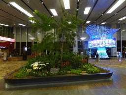 Small Garden and the Social Tree at Terminal 1 of Singapore Changi Airport