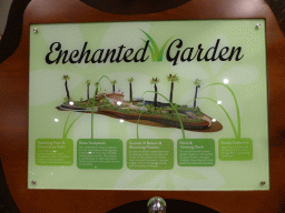 Explanation on the Enchanted Garden at Terminal 2 of Singapore Changi Airport
