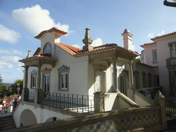 House on the road from the Old Town of Sintra to the Palácio da Pena palace, viewed from the bus from Lisbon