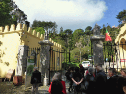 The entrance to the Jardins do Parque da Pena gardens