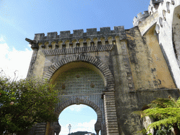 Entrance gate to the Palácio da Pena palace