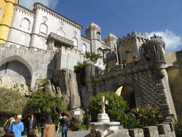 Front square and front gate of the Palácio da Pena palace