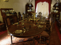 The Royal Dining Room at the lower floor of the Palácio da Pena palace