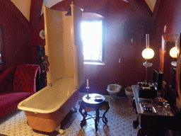 Bathroom at the lower floor of the Palácio da Pena palace