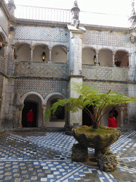 Courtyard of the Manueline Cloister at the Palácio da Pena palace