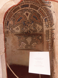Saint Jerome`s Chapel at the lower floor of the Palácio da Pena palace, with explanation