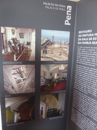 Information on the restoration of the Living Room of the Royal Family at the upper floor of the Palácio da Pena palace