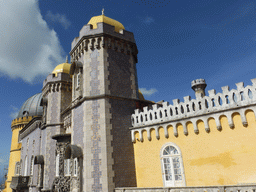 The upper part of the Triton Gate at the Palácio da Pena palace, viewed from the Queen`s Terrace