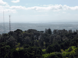 Lisbon and surroundings, viewed from the Queen`s Terrace at the Palácio da Pena palace