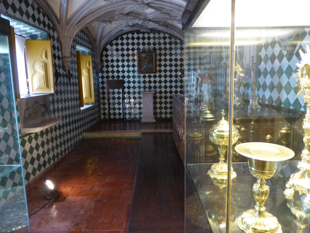 Treasury room at the upper floor of the Palácio da Pena palace