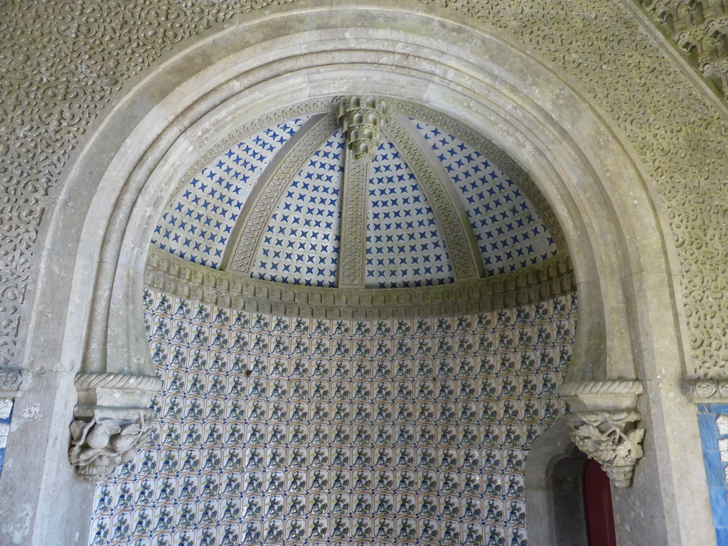 Side chapel in the Triton Gate at the Palácio da Pena palace