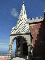 Entrance to the Chapel at the Arches Yard at the Palácio da Pena palace