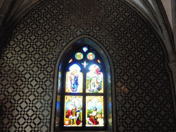 Stained glass window at the Chapel at the Palácio da Pena palace