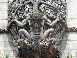 Relief of a newt at the Triton Gate at the Palácio da Pena palace