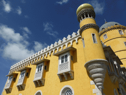 The Kitchen and the Round Tower at the Palácio da Pena palace, viewed from the front square