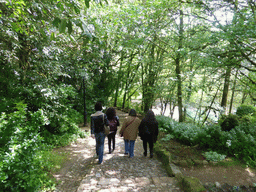 Path through the Jardins do Parque da Pena gardens