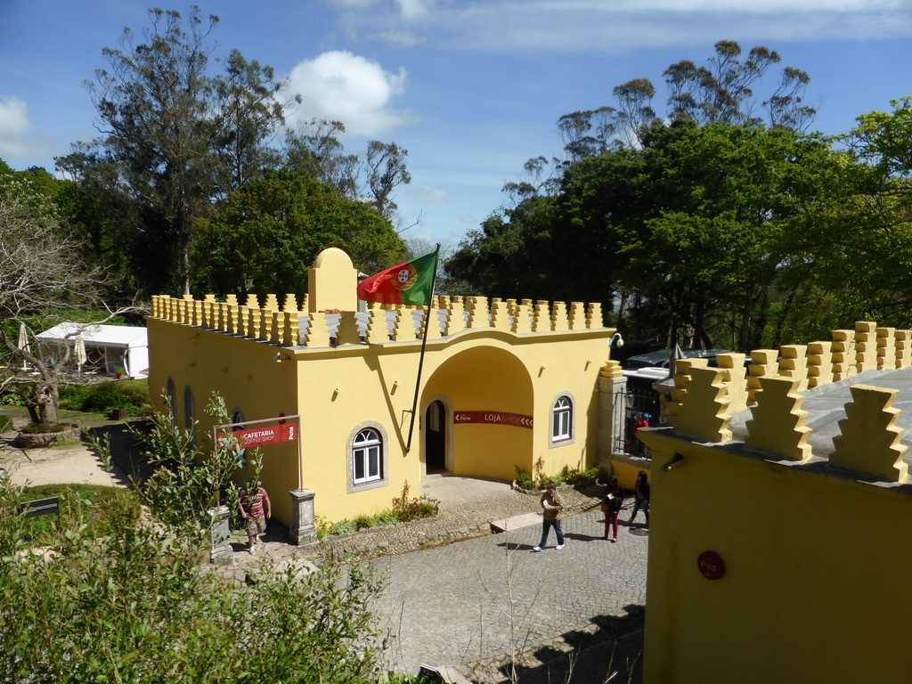 The entrance to the Jardins do Parque da Pena gardens