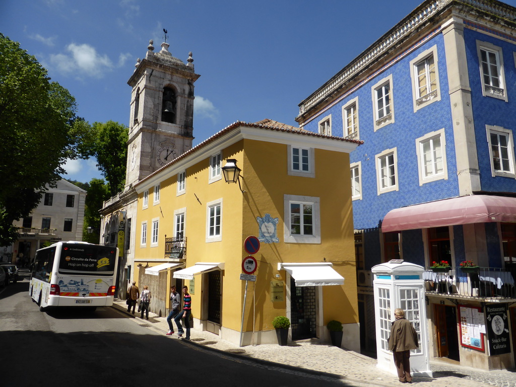 The Praça da República square with the Clock Tower and the Post Office