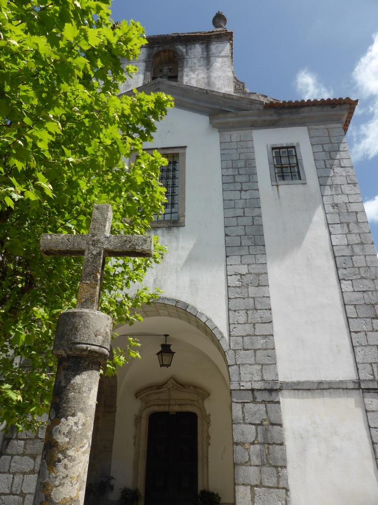 Front of the Convento dos Capuchos convent at the Rua Gil Vicente street