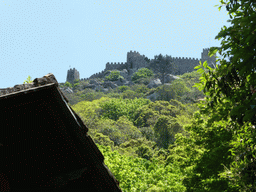 The Castelo dos Mouros castle, viewed from the Estrada da Pena street