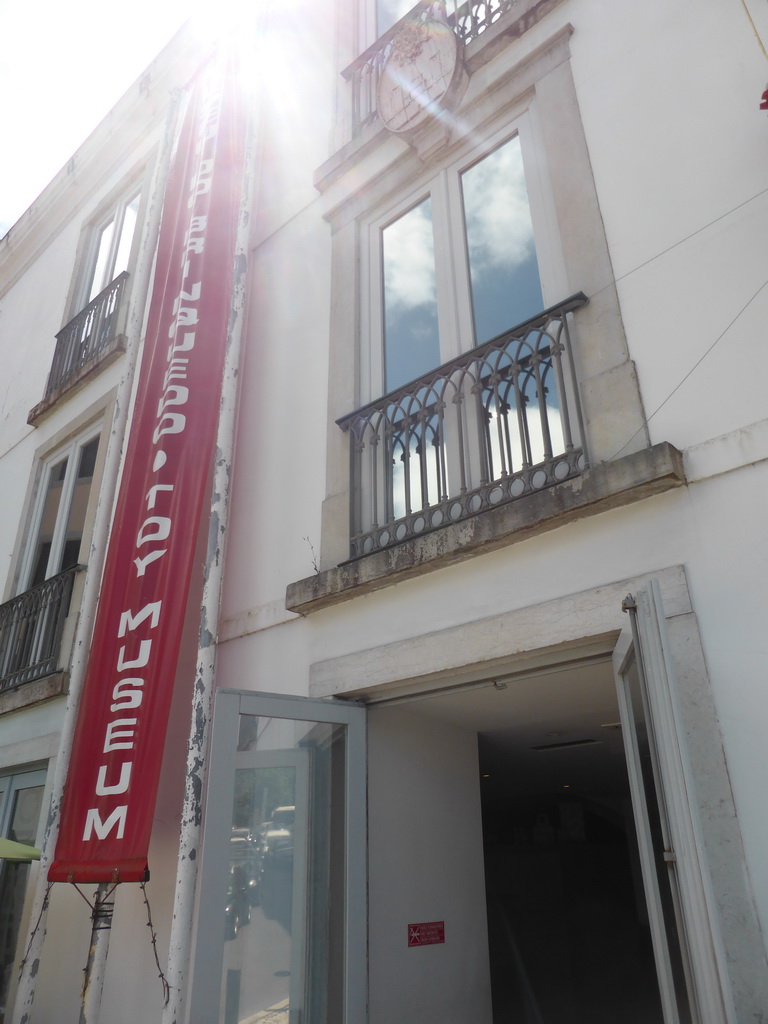 Front of the Museu do Brinquedo museum at the Rua Visconde Monserrate street
