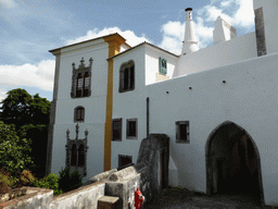 Back side and one of the Kitchen Towers of the Palácio Nacional de Sintra palace