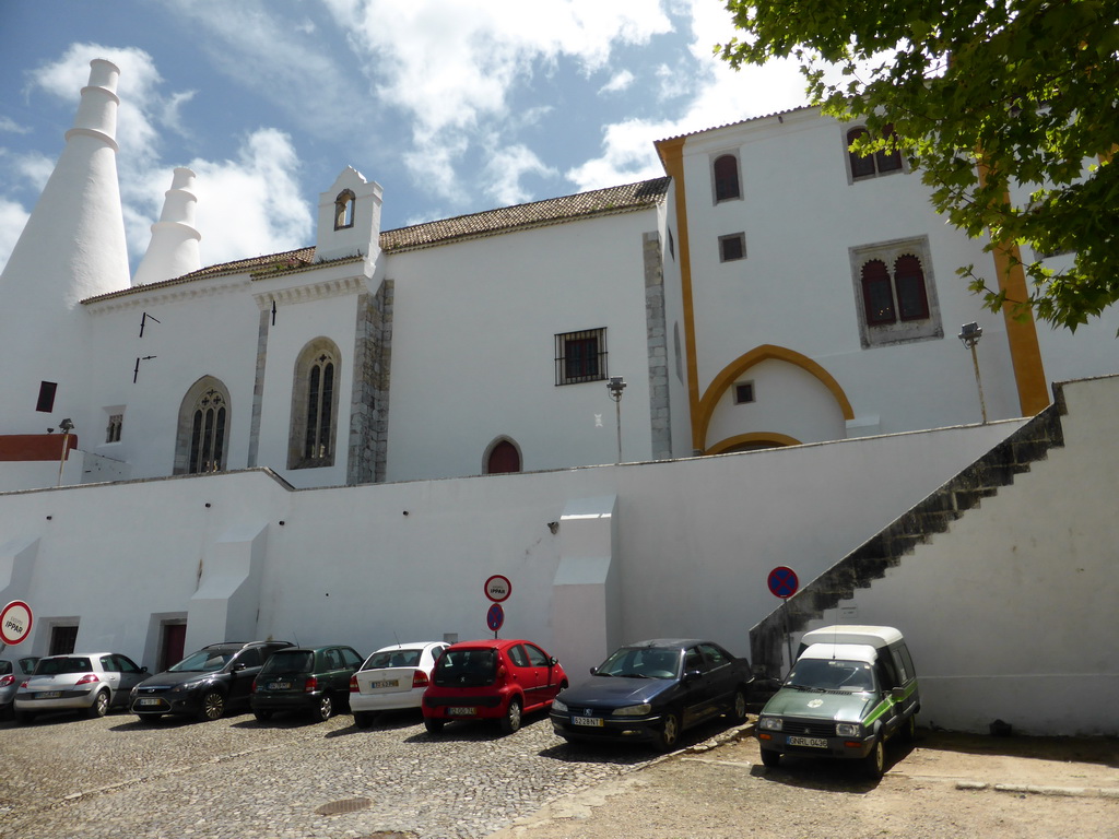 Back side and Kitchen Towers of the Palácio Nacional de Sintra palace
