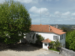 Building at the square at the back side of the Palácio Nacional de Sintra palace