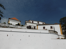 West side of the Palácio Nacional de Sintra palace with the Garden of the Negress