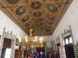 The Swan Hall at the Palácio Nacional de Sintra palace