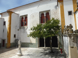 The Central Court with the entrance to the Water Grotto at the Palácio Nacional de Sintra palace