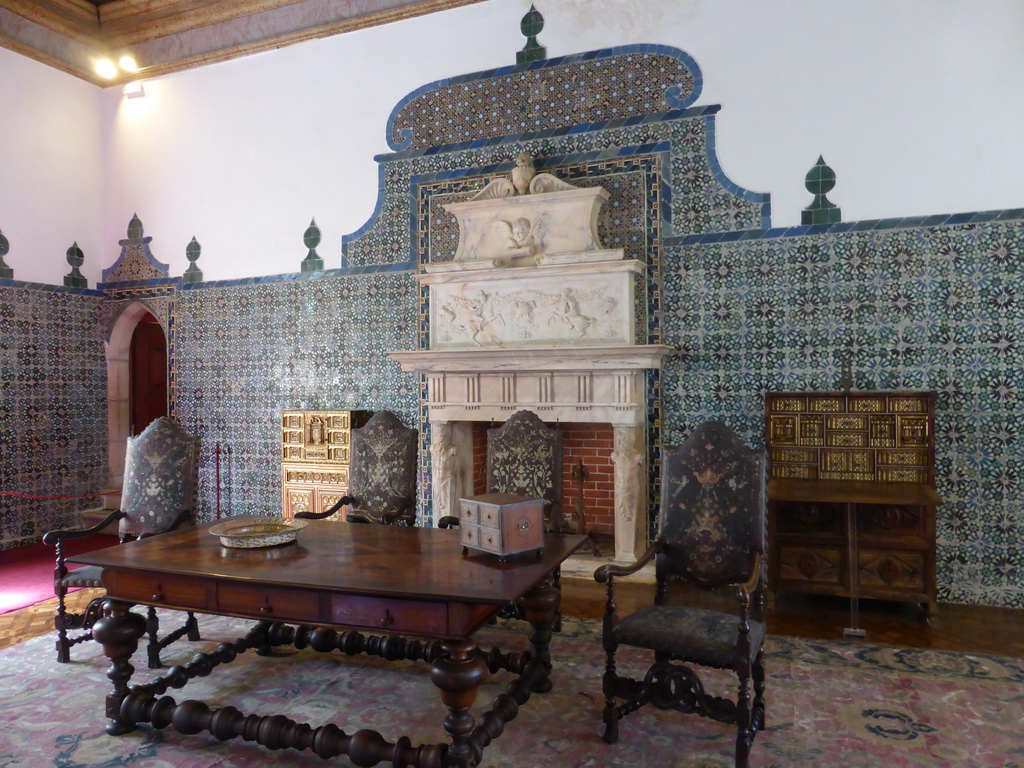 The Magpie Hall at the Palácio Nacional de Sintra palace