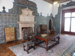 The Magpie Hall at the Palácio Nacional de Sintra palace
