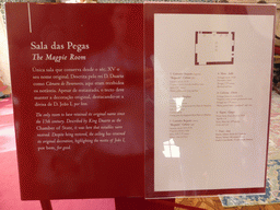 Information on the Magpie Hall at the Palácio Nacional de Sintra palace