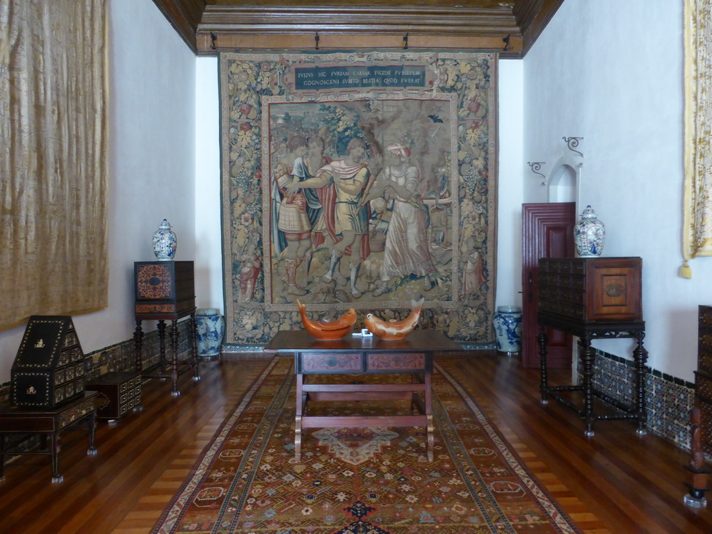 The Julius Caesar Hall at the Palácio Nacional de Sintra palace