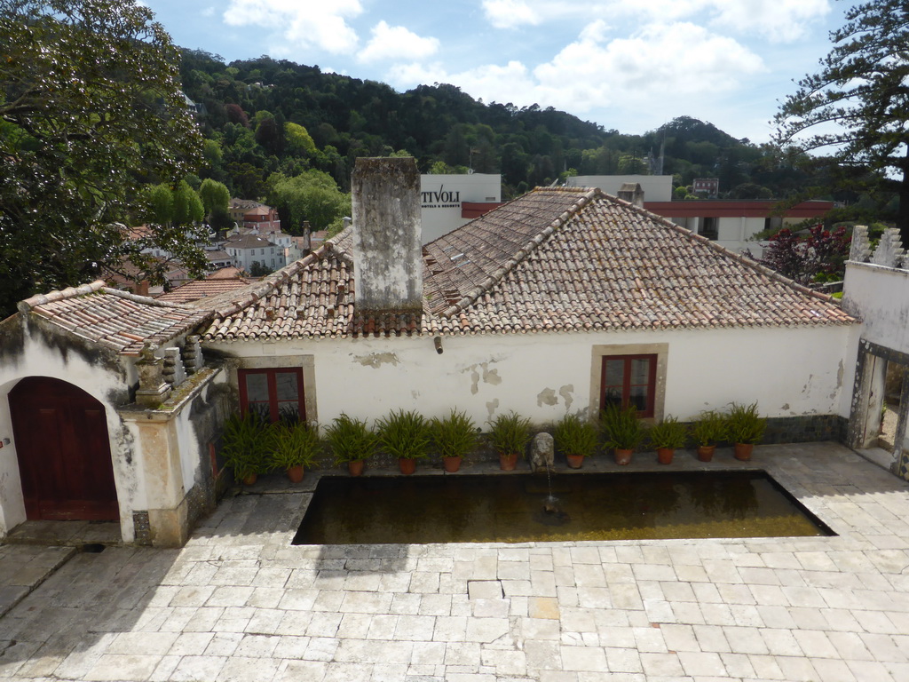 The Court of the Lion at the Palácio Nacional de Sintra palace