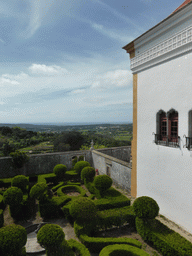 The Garden of the Princes at the Palácio Nacional de Sintra palace, viewed from the staircase to the Blazons Hall